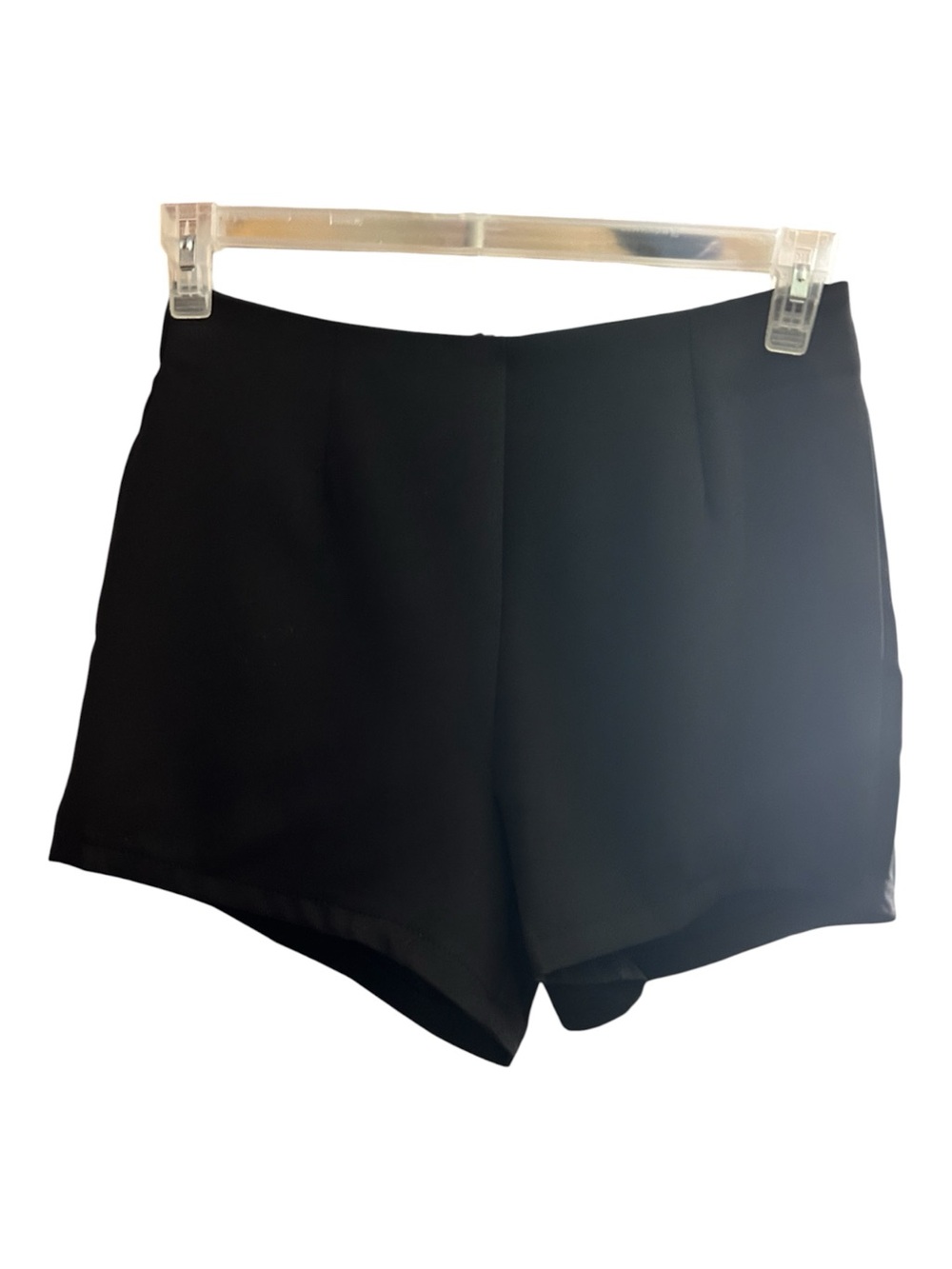High-Waist Black Women's Tailored Shorts